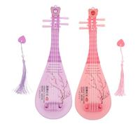ibasenice 2 Pièces Miniature Chinese Pipa Instruments for Early Childhood Music Education with Sound and Light Effects Child-Friendly Musical Toys for Sensory Stimulation and Family Bonding