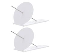 ibasenice 2 pièces Modèle de Cadran Solaire Équatorial Portable Plastique Horloge Pédagogique Outil Enseignement Scientifique pour Garçon Fille