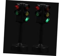 ibasenice 2 Pièces Modèle de de pour Éducation Précoce Signalisation Routière Ludique Accessoire Pédagogique Garçon Fille pour Maison et Magasin