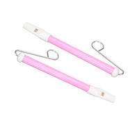 ibasenice 2 pièces Musical Garçon Fille Sifflet Coulissant Couleur Vive à Glissière Poussée Tirée Sécurisée Instrument Éducatif Sans Pour Développement Sensoriel