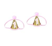 ibasenice 2 Pièces Or 3e Premier Chapeau D'anniversaire Chapeau D'anniversaire 1 An Numéroté Bonnet Bébé Scintillant 1er Anniversaire Fille Petite Fille Cadeau Popularité