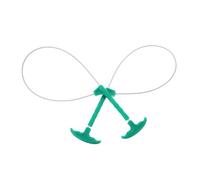 ibasenice 2 Pièces Outil de Capture de Rétractable Inoxydable avec Interrupteur Système de Maintien pour Animaux Équipement de Gestion des Animaux de Ferme