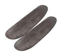 ibasenice 2 Pièces Outils de Luthier pour Violoncelle et Guitare Lames de Grattage Flexibles en Acier Noir, Précision pour Finition Fine de Table D'harmonie et Dos