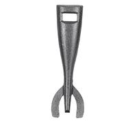 ibasenice 2 pièces Pince Barbecue Fonte pour Teppanyaki Poignée Ergonomique Antirouille Accessoire de Cuisine Pratique et pour Cuisson Plaque Fonte