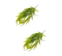 ibasenice 2 Pièces Plante Murale Imitée de Phoenix Tail Vert Décoration Suspendue pour Intérieur et Extérieur pour Maison Bureau et Magasin