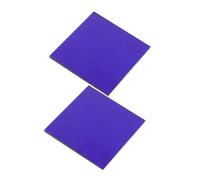 ibasenice 2 pièces Plaques de Cobalt Bleu pour Expériences de Réaction de Couleur de Flamme Accessoire pour Équipement de Laboratoire et Fournitures Expérimentation Scientifique