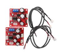 ibasenice 2 Pièces Préamplificateur Phono Externe pour Platine Vinyle Amplification Puissante et Intégration, Carte Stéréo Compacte en Métal et Plastique pour DIY