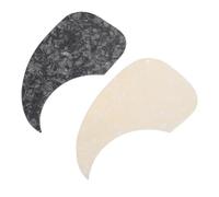 ibasenice 2 Pièces Protecteur Autocollant Guitare Plaque Rayures pour Guitare et Électrique Forme Goutte Eau Installation Facile Accessoire de Protection pour Instrument à Cordes
