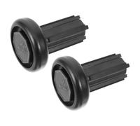 ibasenice 2 Pièces Protection D'extrémité de Crosse de Hockey Tube ABS Noir | Embout à Structure Tubulaire, Soutien Accru et Stabilité, Résiste à Déformation, Usage Pratique