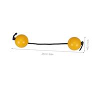 ibasenice 2 Pièces Rhythm Balls Hand Shaker Percussion Instrument One Handed Maracas for Music and Party