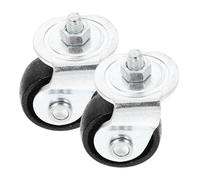 ibasenice 2 pièces Roue de Cric Hydraulique Lourde Capacité Tonnes Accessoire de Réparation pour Cric Au Sol roulettes Métalliques Robustes pour Voiture