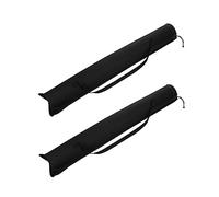 ibasenice 2 pièces Sacoche de Rangement Étanche pour Bâtons de Randonnée Oxford Durable Pochette Portable pour Accessoires de Trekking et Trail Noir