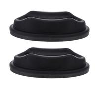 ibasenice 2 Pièces Stabilisateur de Roue de Vélo Bloc de Rehausse de Roue en Plastique Noir pour Bicyclette Entraînement Intérieur
