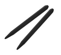 ibasenice 2 Pièces Stylet Tactile Stylo Polyvalent pour Écran Pédagogique Double Pointe en ABS Noir pour Enseignement et Réunions Professionnelles