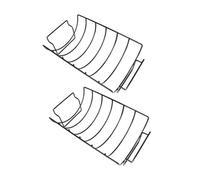 ibasenice 2 Pièces Support de Barbecue Multi Usage pour Viande Côtes et Poulet Outil pour Barbecue Extérieur pour Jardin et Parc
