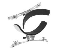 ibasenice 2 pièces Support de Jambe pour Tambour de Marche Acier Inoxydable Repose-jambe Stable et pour Percussion Accessoire Argenté pour Groupes de Musique Déplacement