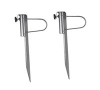 ibasenice 2 Pièces Support de Parasol Sable Piquets de Stabilisation pour Parasol avec Droit et Durable pour Utilisation Extérieure