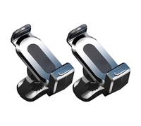 ibasenice 2 Pièces Support de Téléphone de Voiture à Arceau, Plastique Noir | Fixation pour Smartphone et Téléphone, Usage Tableau de Bord et Conduite Sûre, Design Stable, Résistant à Chaleur
