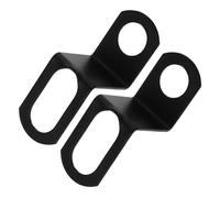 ibasenice 2 pièces Support Fixation Clignotant Moto Arrière Fer Montage Stable Compatible Multiples Marques Installation Facile Lot