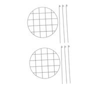 ibasenice 2 pièces Support Plantes Grimpantes Métal Étagère de Jardin Robuste pour Vigne Treillis de Fixation pour Intérieur et Extérieur