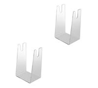 ibasenice 2 Pièces Support Raquette de Tennis de Table Transparent Acrylique Base Durable pour et Rangement de Paddle Support Stable pour Raquette de Pingpong