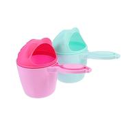 ibasenice 2 Pièces Tasse De Shampoing Ours Tasses De Shampoing Pour Bébé Gobelet De Bain Pour Bébé Gobelets De Rinçage Pour Le Bain De Bébé Cheveux Rinceur Pp Enfant Prendre Un Bain