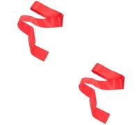 ibasenice 2 Rouleaux Ceinture De Course Multifonction Ceinture D'arrivée De Course à Pied Corde De Finition De Piste De Course Sangle De Finition D'athlétisme Polyester Rouge