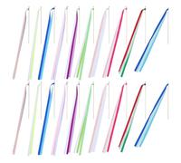 ibasenice 20 Baguettes Magiques de Mariage : bâtonnets à Ruban de Pom-Pom Girl avec grelot, Accessoire coloré pour Faire tournoyer des Rubans de Danse sur scène et pour Les fêtes.