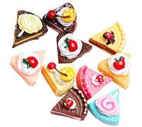 ibasenice 20 Pièces Charms Résine de Gâteau Artificiel pour Décorations de Maison de Poupée et Accessoires de Coque de Téléphone DIY