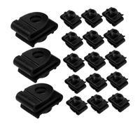 ibasenice 20 pièces Clips Fixation Voiture U Plastique pour Garde-boue et Pare-chocs Montage Rapide Protection Sous Carrosserie et Passage de Roue