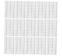 ibasenice 20 Pièces Fausse Taupe Stickers Autocollant De Points Autocollant Point Noir Autocollant De Fard à Paupières Pochoirs De Tatouage Temporaire Autocollant Beauté Black Papier