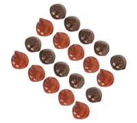 ibasenice 20 Pièces Jouets Crottes Réalistes Flexibles Accessoires Farceurs Sûrs pour Fêtes Halloween et Poisson Objets Ludiques pour Garçon Fille et Adultes
