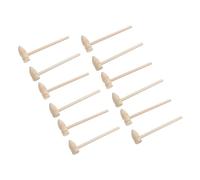 ibasenice 20 pièces Lot de Marteaux Bois Miniatures pour Jeux de Loterie Maillets et Sécurisés avec Poignée Longue pour Garçon Fille et Fêtes Thématiques