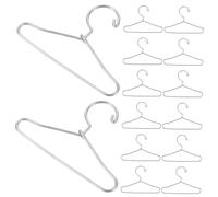 ibasenice 20 Pièces Mini Cintre Cintre Poupée Vêtements Cintres Miniature Cintres pour Vêtements De Poupée ée Placard en Métal Miniature Maison De ée e