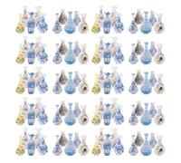 ibasenice 200 Pièces Miniature Flower Vase Tiny Dollhouse Decor Pottery for Micro Landscape and Fairy Garden Decoration