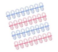 ibasenice 200pièces Mini-tétines Décoratives pour Shower Jeu de Confettis de Table pour Fête de Naissance Petits Cadeaux pour Filles et Garçons