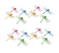 ibasenice 20pièces Décorations Libellules Simulées Pour Rideaux Accessoires De Décoration De Fenêtre Résistants Aux Intempéries Effet Pour Intérieur Et Extérieur