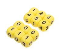 ibasenice 24 pièces Lot de Dés Numériques pour Jeux Éducatifs Mathématiques Accessoires Interactifs pour Apprentissage Classe Maison Outil Pédagogique Sécurisé et Polyvalent