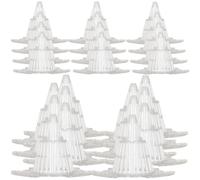 ibasenice 24 Pièces Tapis de Fond de Pot en Filet Coussinet en Maille pour Jardinière PP Drainage pour Pot en Céramique Maison et Fleuriste