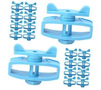 ibasenice 24 pièces Tendeur de Fil Électrique Plastique pour Clôture Câbles pour Bétail Isolateurs DIY pour Clôtures Électriques