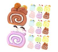 ibasenice 24pcs Mini Desserts en Résine pour Maison Miniature, Accessoires DIY Légers et Faciles à Ranger, pour Décorer Votre Mini Maison de Jeu Couleur Aléatoire