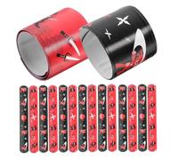 ibasenice 24pièces Lot De Bracelets Slap Pour Garçon Fille Jouets Ninja Décorations De Fête Anniversaire Bandes à Pression Pour Sacs De Fête