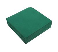 ibasenice 25 Pièces serviette de table essuie-tout birthday napkins serviettes tea party birthday decorative napkins Green