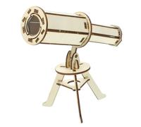 ibasenice 2ensembles Téléscope à Monter Soi-même pour Garçon Fille Kit Apprentissage Scientifique Jouet Exploration Bois