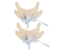 ibasenice 2paires Gants Anti-sucage Pour Garçon Fille De Mitaines Anti-grattage Avec Protections Pour Accessoires De Bain Pour Garçon Fille