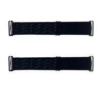 ibasenice 2pcs Bandes Élastiques Réglables en Polyester et Silicone pour Perruques, Confortables Boucle, Fixation Sécurisée pour Coiffure Noire