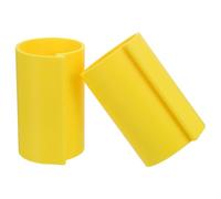 ibasenice 2pcs Clip de Parchemin de Point de Croix Jaune en Plastique Portable pour Protection D'œuvre D'art Porte-rouleau en Toile Pratique