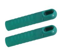 ibasenice 2pcs Manche de Balai de Rechange en Plastique Vert Poignée Antidérapante Confortable pour Serpillère et Balai, Accessoires Polyvalents pour Nettoyage en Bureaux