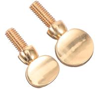 ibasenice 2pcs Vis de Cou de Saxophone en Cuivre Doré, Portable et Élégante, Remplace les Vis Usées ou Endommagées, Accessoire Essentiel pour Saxophone