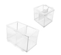 ibasenice 2pièces Aquarium Filet Alevinage Boîte à Poissons Boîte Isolement pour Poissons